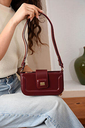 Kadın Şık Tasarımlı Omuzdan Asmalı Ayarlanabilir Kaliteli İşçilikli Çanta