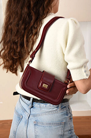 Kadın Şık Tasarımlı Omuzdan Asmalı Ayarlanabilir Kaliteli İşçilikli Çanta