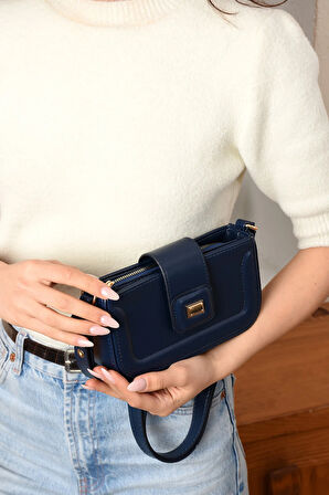 Kadın Şık Tasarımlı Omuzdan Asmalı Ayarlanabilir Kaliteli İşçilikli Çanta