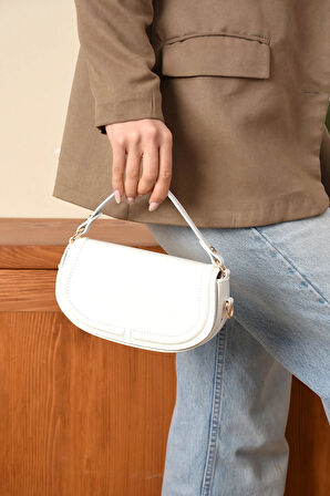 Kadın Omuz Ve El Çantası Sade Şık Tasaramlı Kaliteli Temiz İşçilik Çanta