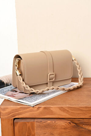 Kadın 2 Bölmeli  Elden Tutmalı Omuzdan Asmalı  Şık Kaliteli Çanta