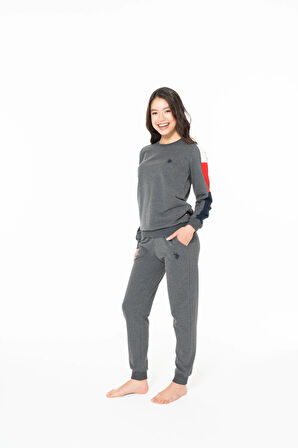 Kadın Pamuklu Lisanslı Pijama Takımı 20115