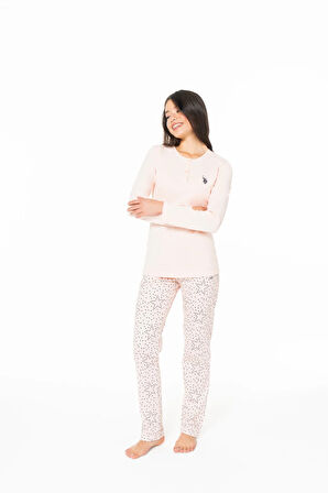 Kadın Pamuklu Lisanslı Pijama Takımı 20161