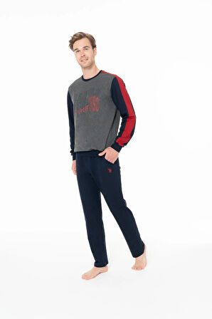 Erkek Kışlık Lisanslı Uzun Kol Pijama Takım 18939