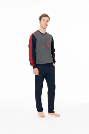 Erkek Kışlık Lisanslı Uzun Kol Pijama Takım 18939