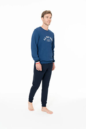 Erkek Lisanslı Kışlık Uzun Kol Pijama Takım 18943