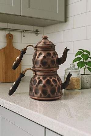 Handygoo Eterna El Dövmesi Bakır Çaydanlık