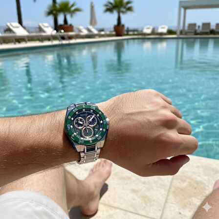 Quantum HNG1062.370 Erkek Kol Saati | 48MM, Chronograph, Safir Cam, 10 ATM