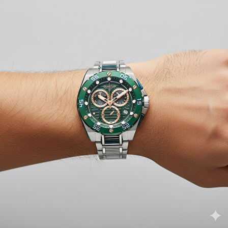 Quantum HNG1062.370 Erkek Kol Saati | 48MM, Chronograph, Safir Cam, 10 ATM