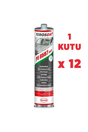 TEROSON PU 8597 310 Ml 12 adet 1 kutu Hızlı Oto Cam Yapıştırıcısı ( 1 KUTU 12 ADET)