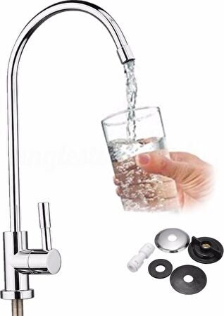 Quality Su Arıtma Cihazı Krom Lüx Musluk Waterqualıty