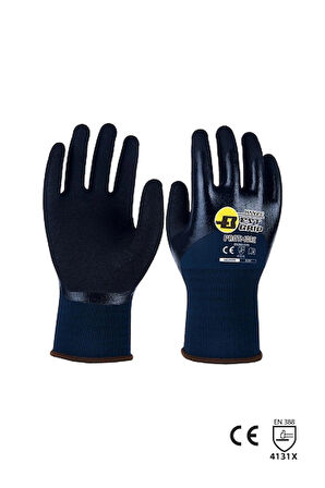 HANVO NGX506 NİTRİL 3/4 KAPLI MONTAJ ELDİVEN