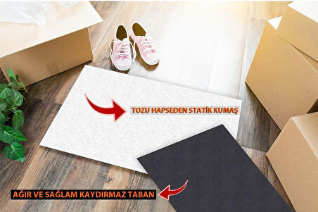 Home Desen Dekoratif Dijital Baskı Kapı Önü Kaymaz Taban Paspas