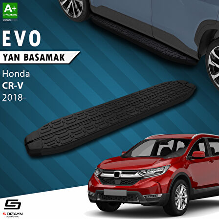 S-Dizayn Honda CR-V 5 Evo Siyah Yan Basamak 173 Cm 2018-2023 A+ Kalite