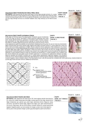 (5 Adet ) El Örgü Ipliği Puffy 5'li Paket - 340 Pudra Pembe - 100 Gr. 9 Mt. Parmak Örgü Ipi