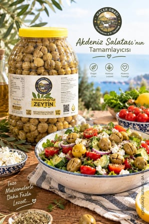Ayvalık Cinsi El Kırması Sofralık Yeşil Zeytin 5 Kg