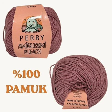 50 gr %100 Pamuk Amigurumi Punch Örgü İpi (5'li Paket)