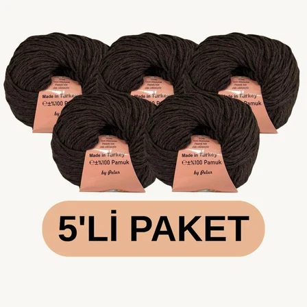 50 gr %100 Pamuk Amigurumi Punch Örgü İpi (5'li Paket)