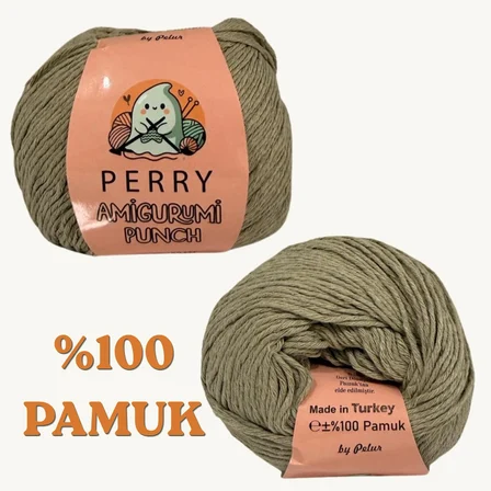 50 gr %100 Pamuk Amigurumi Punch Örgü İpi (5'li Paket)