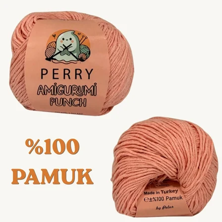 50 gr %100 Pamuk Amigurumi Punch Örgü İpi (5'li Paket)