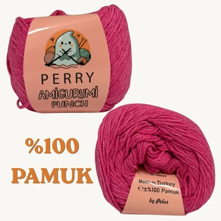 50 gr %100 Pamuk Amigurumi Punch Örgü İpi (5'li Paket)