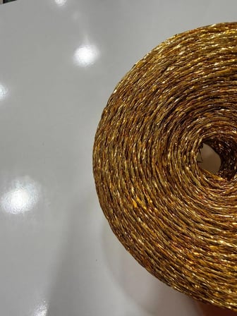 Metalik Bükümlü(metalik kağıt)İp, Çanta İpi
