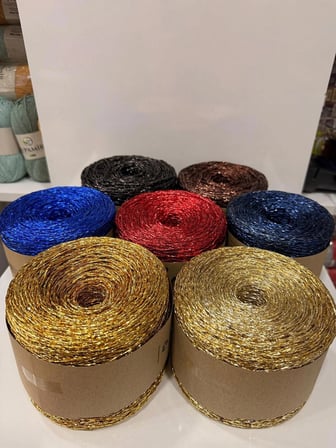 Metalik Bükümlü(metalik kağıt)İp, Çanta İpi