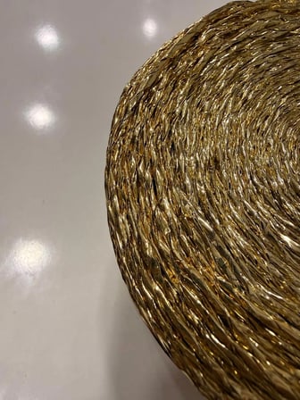 Metalik Bükümlü(metalik kağıt)İp, Çanta İpi