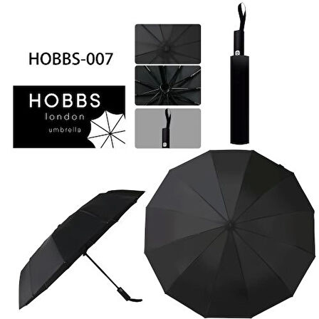 HOBBS LONDON OTOMATIK ERKEK ŞEMSİYE ( HOBBS-007)