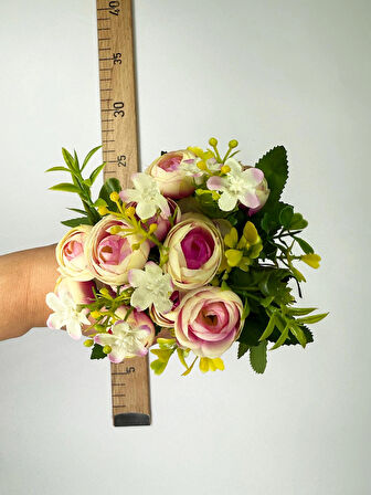 Yapay Çiçek - Mineli Şakayık Küçük Buket - 30cm yükseklik