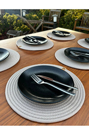 6’lı Yuvarlak Supla Takımı – Kolay Temizlenebilir, Modern Sofralar İçin