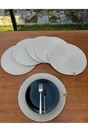 6’lı Yuvarlak Supla Takımı – Kolay Temizlenebilir, Modern Sofralar İçin