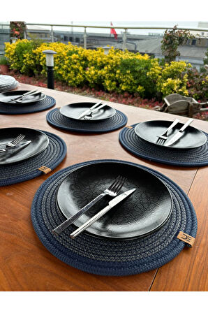 6’lı Yuvarlak Supla Takımı – Kolay Temizlenebilir, Modern Sofralar İçin