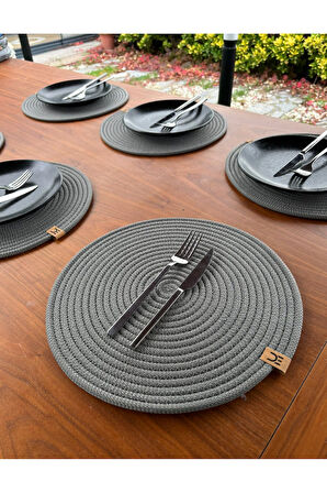 6’lı Yuvarlak Supla Takımı – Kolay Temizlenebilir, Modern Sofralar İçin