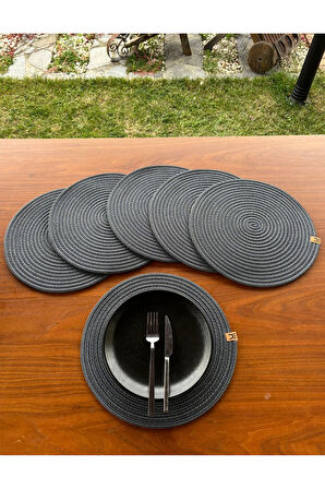 6’lı Yuvarlak Supla Takımı – Kolay Temizlenebilir, Modern Sofralar İçin