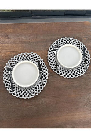 2'li Set Amerikan Servis-Leke Tutmaz 33 x 33 cm