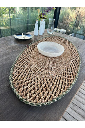 RUNNER - 1 ADET - 110 x 55 CM Natural