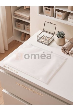 10’lu Fermuarlı Organizer Çanta Seti 21.5x18 cm – Çok Amaçlı Makyaj, Seyahat ve Düzenleme Çantası