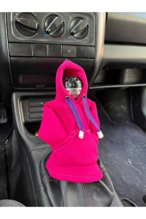 PEMBE Vites Hoodie - Araç Vites Kıyafeti - Vites Poları - Her Araca Uyumlu Vites Hoodie