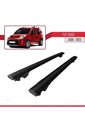 Fiat Fiorino 2008 ve Sonrası ile uyumlu HOOK Model Anahtar Kilitli Ara Atkı Tavan Barı SİYAH