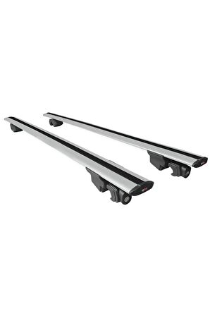 Jeep Cherokee (KJ) 2001-2008 Arası Ile Uyumlu Hook Model Anahtar Kilitli Ara Atkı Tavan Barı Gri
