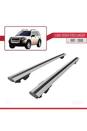 Land Rover Freelander 1997-2006 Arası ile uyumlu HOOK Model Anahtar Kilitli Ara Atkı Tavan Barı GRİ