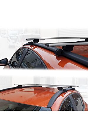 Lexus RX  2016-2022 Arası ile uyumlu HOOK Model Anahtar Kilitli Ara Atkı Tavan Barı GRİ