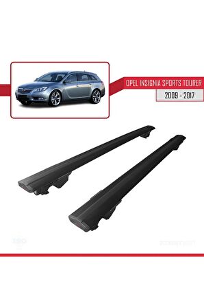 Opel İnsignia Sports Tourer 2009-2017 Arası  HOOK Model Anahtar Kilitli Ara Atkı Tavan Barı SİYAH