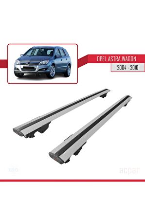 Opel Astra H Sw / Estate 2004-2010 Arası Ile Uyumlu Hook Model Anahtar Kilitli Ara Atkı Tavan Barı G