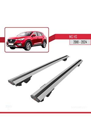 Mg Hs 2018 Ve Sonrası Ile Uyumlu Hook Model Anahtar Kilitli Ara Atkı Tavan Barı Gri