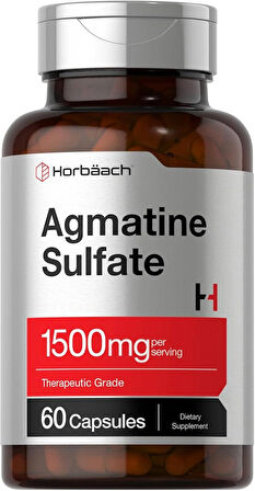 Horbäach Agmatine Sulfate L-Arginine 1500 mg 60 Caps