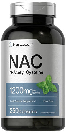 Horbäach NAC 1200mg | 250 Capsules