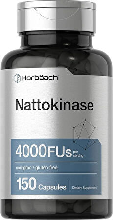 Horbäach Nattokinase 4000 FU | 150 Capsules