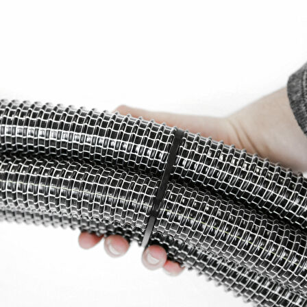 srfn ticaret (1.7 Metre) 35 mm Çaplı Ev-Ofis-Endüstriyel ve Ticari Süpürgeler Için Çelik Telli Hortum-Siyah